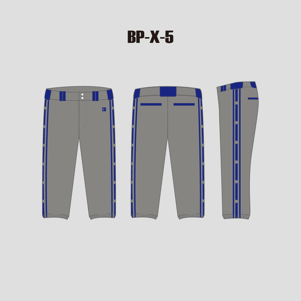 Navy Mens Youth Knicker Baseball Pants Custom Made | YoungSpeeds