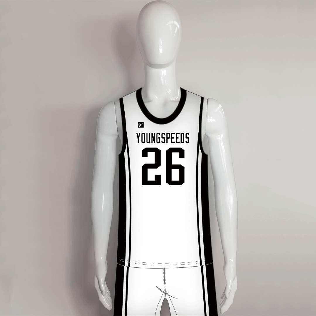 basketball jersey with sleeves layout