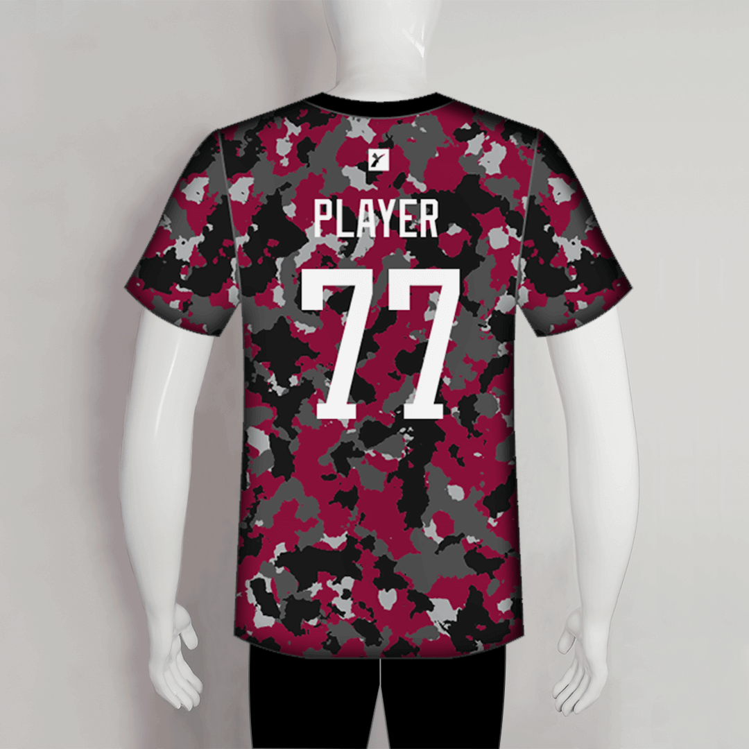 Camo Baseball Jersey Shirts Mens Sublimation Blanks Custom Team/Name T