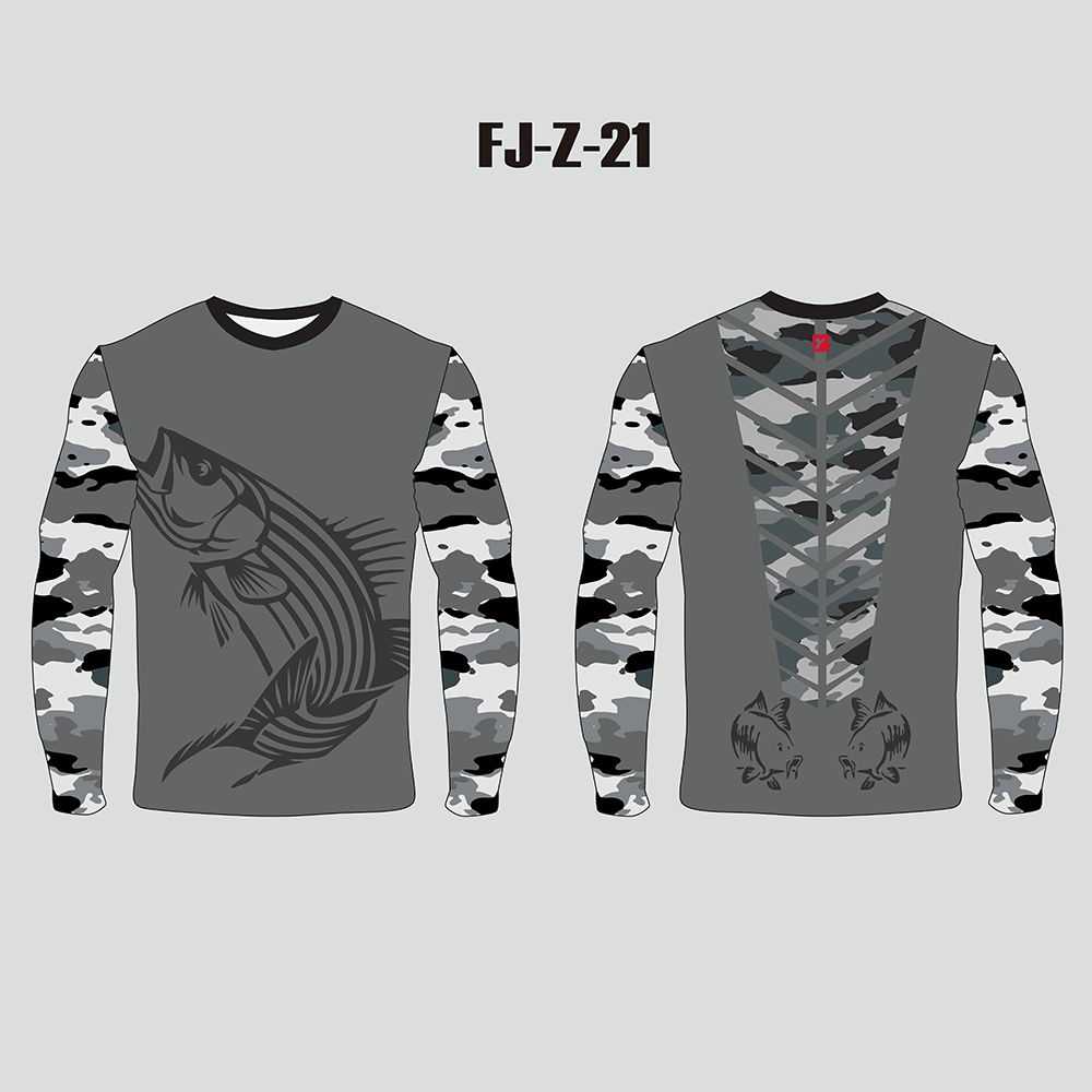 Sublimated Custom Catfish Striped Bass Fishing Shirts Crew Neck | YoungSpeeds 1/4 Zip
