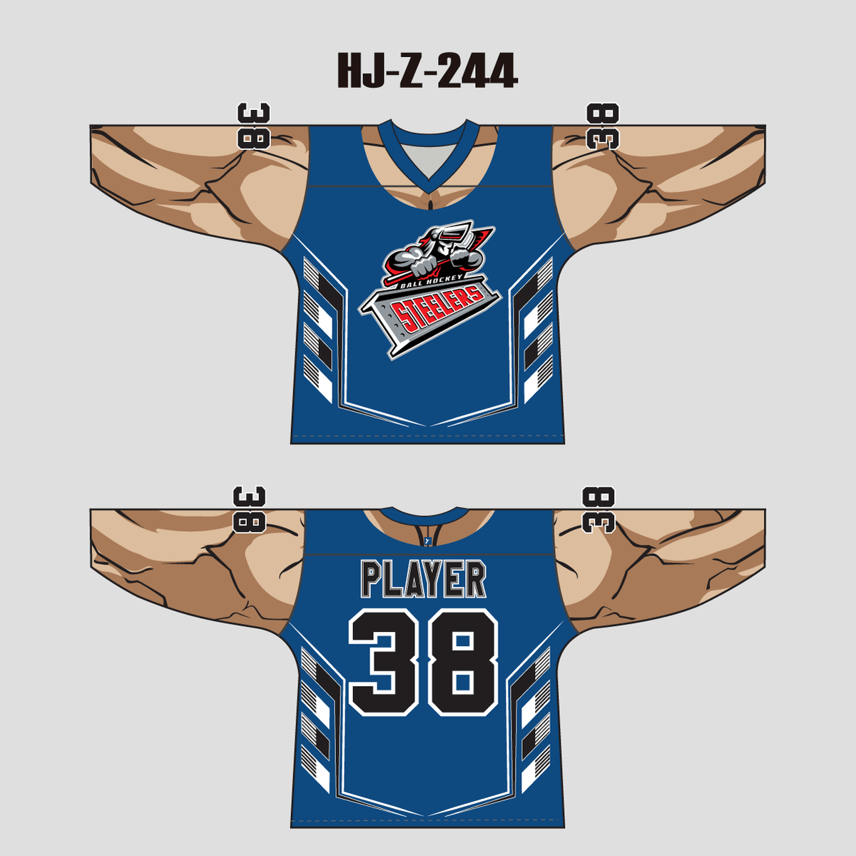 Musky Shop Custom Hockey Jersey 3XL