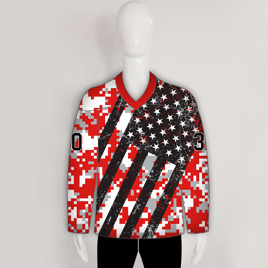 Multicam Camouflage Pattern Hockey Jerseys | YoungSpeeds A17