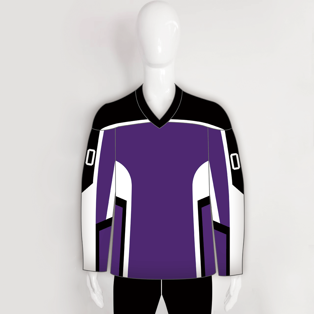 Purple and black hockey 2024 jersey