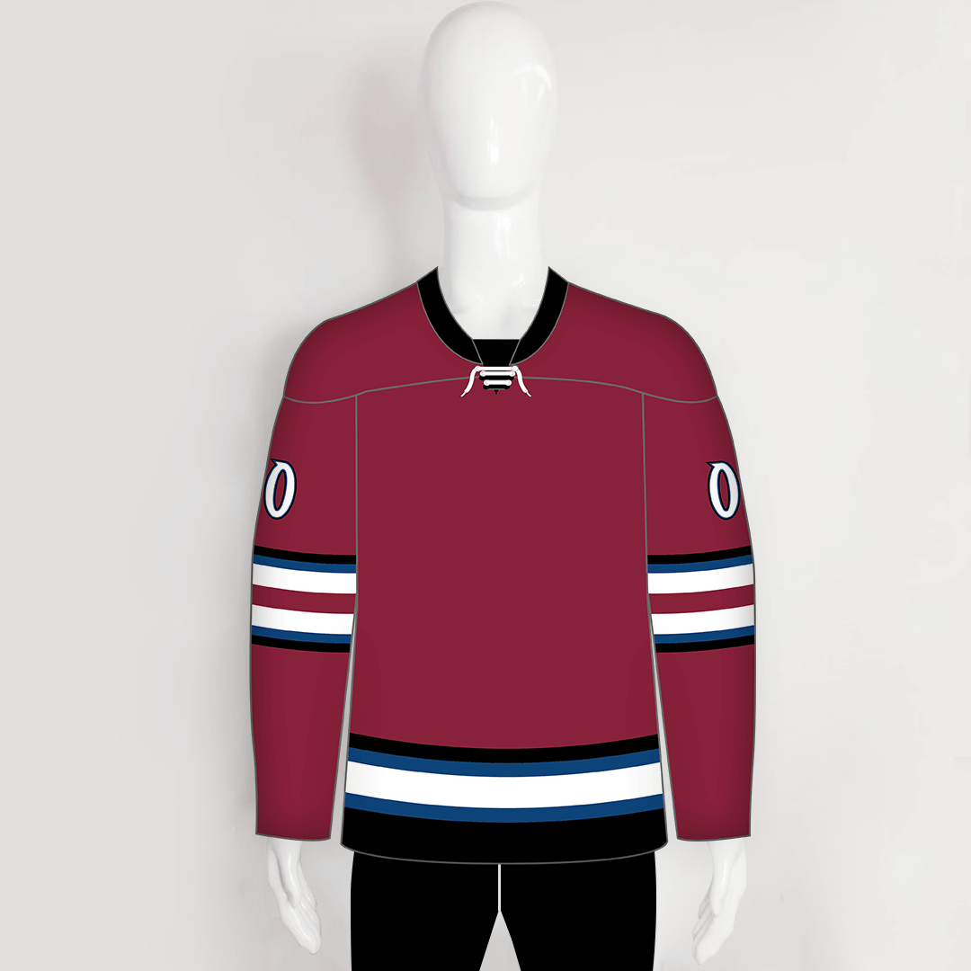 2001 Colorado Avalanche Custom Blank Hockey Jerseys