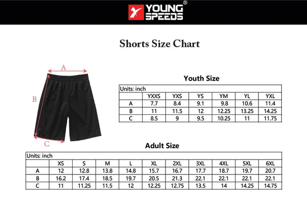 X8 Black White Blank Custom Adult and Youth Lacrosse Shorts