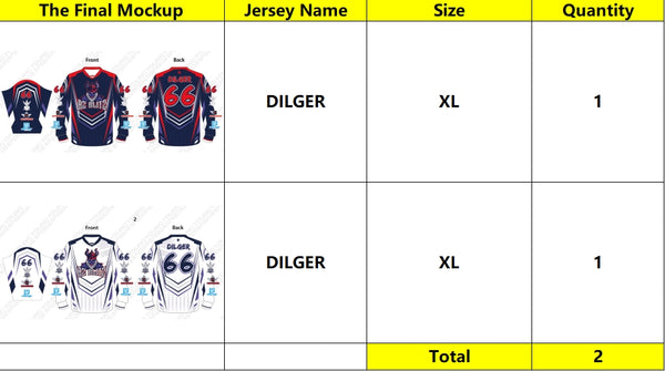 Tyler Dilger Custom Paintball Jerseys