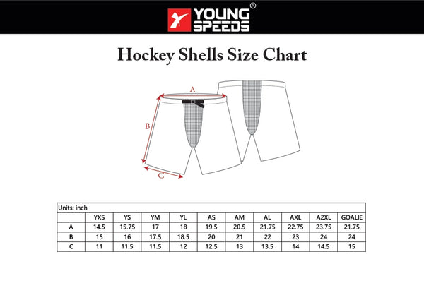 X2 Blue Black and White Sublimated Custom Hockey Shells