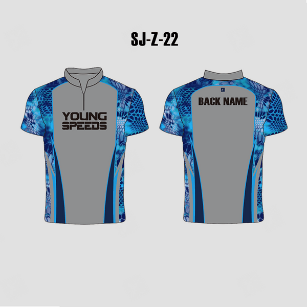 Z22 Custom Short Sleeve Performance Fishing Shirts - YoungSpeeds