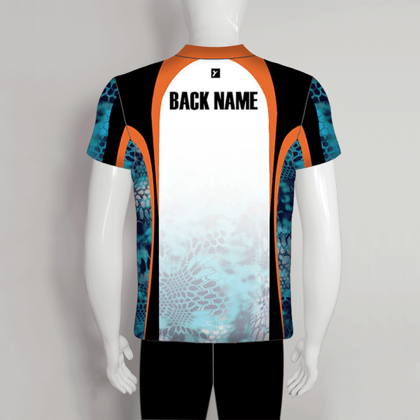 AJZ21 Orange Black White Performance Custom Archery Jerseys - YoungSpeeds