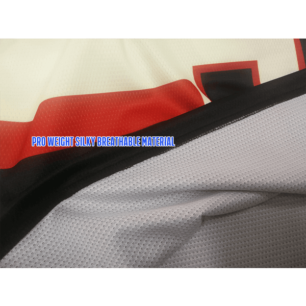 White Orange Camouflage Custom Made Hockey Jerseys - YoungSpeeds