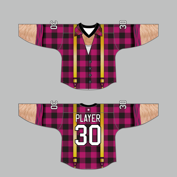 HJQ2 Lumberjacks Custom Sublimated Hockey Jerseys Multi Color Options - YoungSpeeds