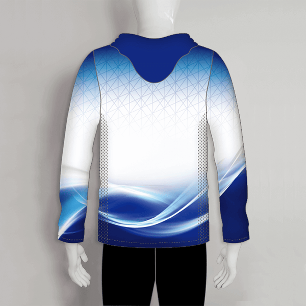 FHX09 Abstract Wave Custom Fishing Hoodies For Men and Women - YoungSpeeds