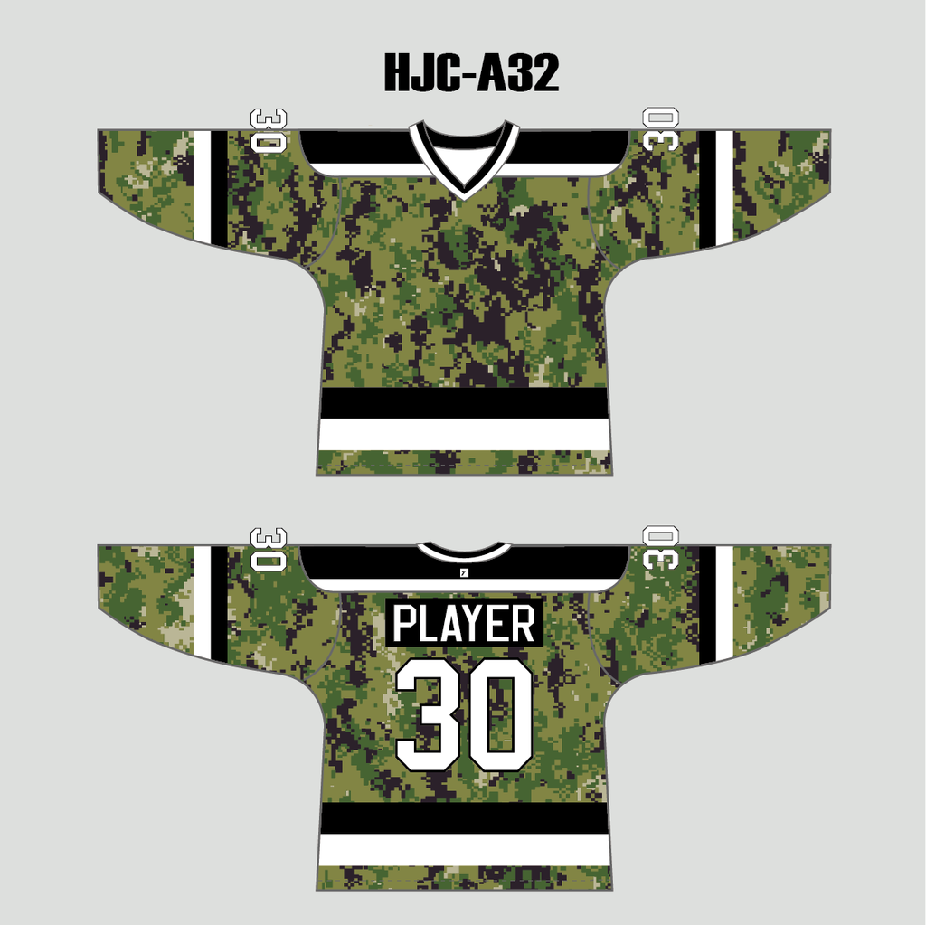 Multicam Camouflage Pattern Hockey Jerseys | YoungSpeeds A17