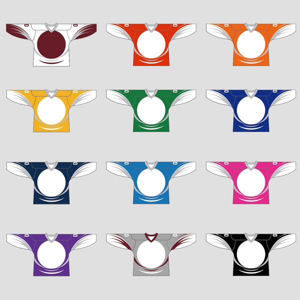 YS57 Maroon/White Custom Sublimated Ice Roller Hockey Jerseys Design - YoungSpeeds