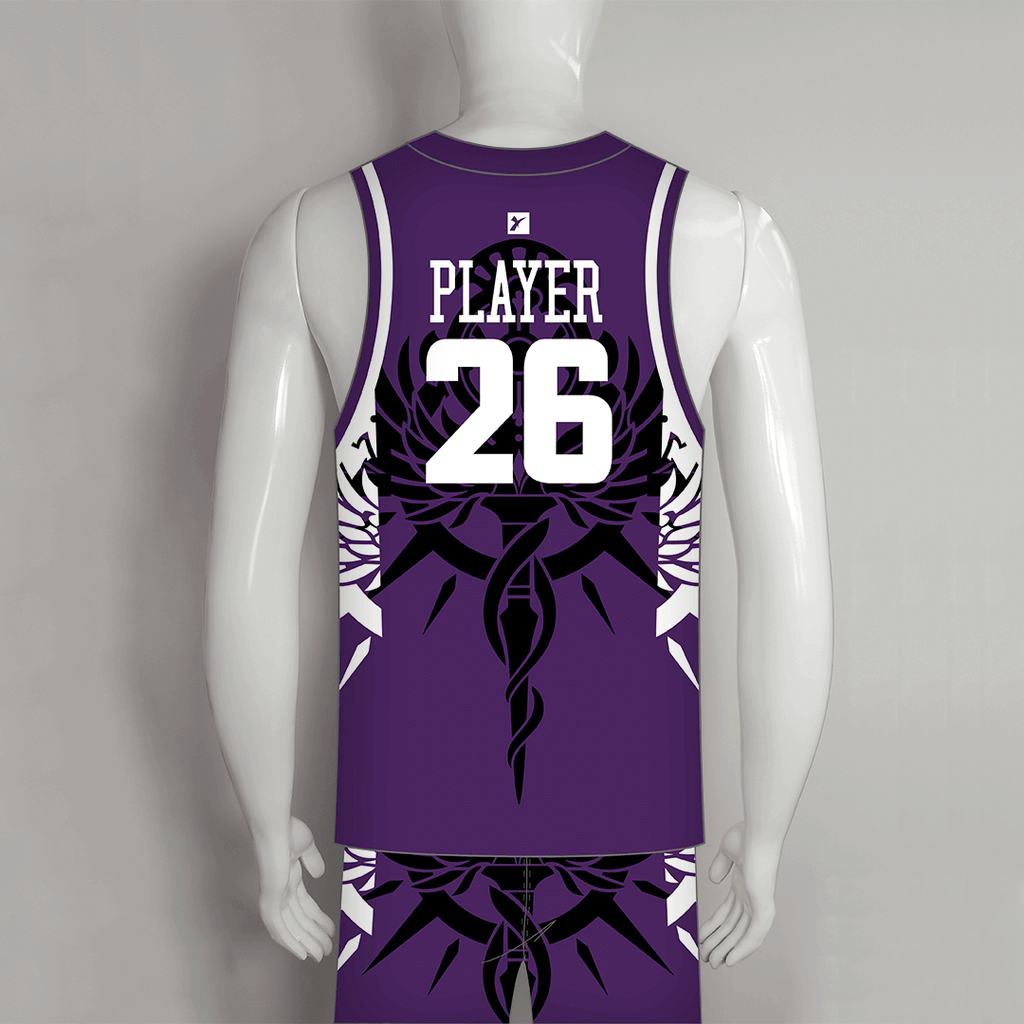 sublimation peach basketball jersey