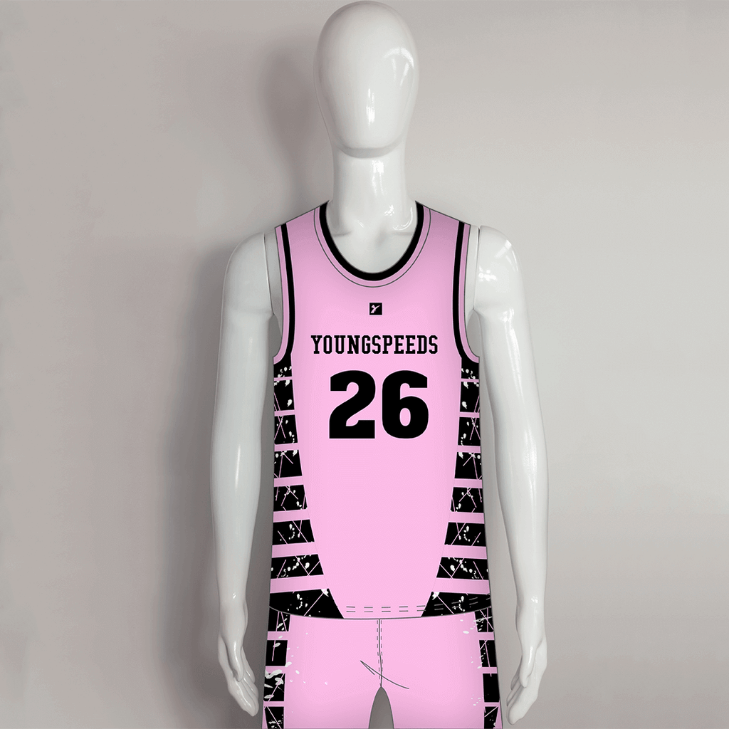 jersey design pink and gray