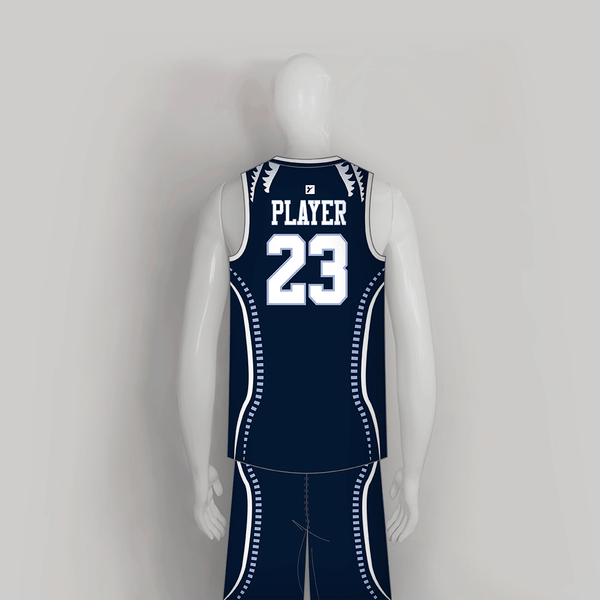 BSKZ2 Angry Tiger Navy Custom Adult & Youth Basketball Uniforms - YoungSpeeds