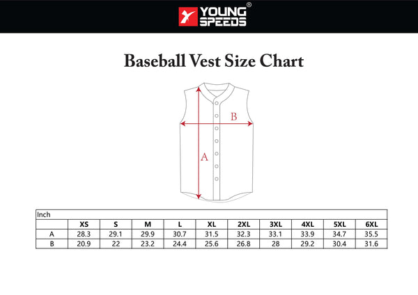 Sublimated Custom Baseball Softball Vest - DESIGN YOUR OWN - YoungSpeeds