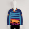 HJC169 California Beach Sublimated Custom Made Hockey Jerseys - YoungSpeeds