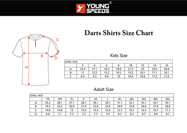 DSX3 Dart Board in Flame Red Black Custom Darts Jerseys - YoungSpeeds