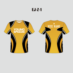 EJZ1 Sublimated Custom Esports Team Jerseys Uniform - YoungSpeeds