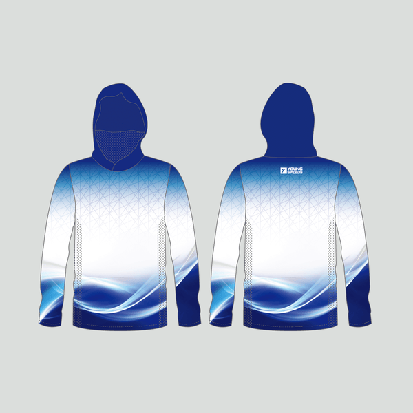 FHX09 Abstract Wave Custom Fishing Hoodies For Men and Women - YoungSpeeds