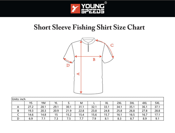 Z9  Short Sleeve Custom Performance Fishing T-Shirts - YoungSpeeds