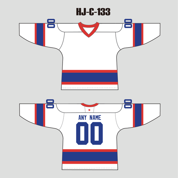 HJC133 Blank Custom Vintage Winnipeg Jets Jerseys 1992 Home - YoungSpeeds