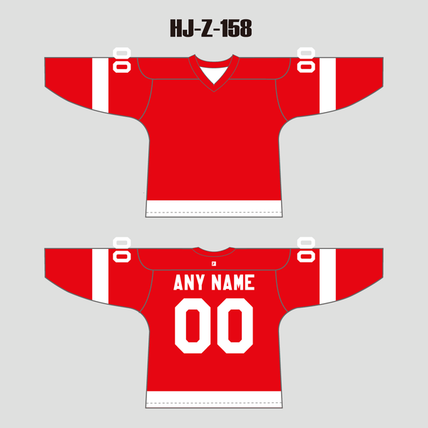 HJZ158 Vintage Detroit Red Wings 1960 Home Blank Custom Hockey Jerseys - YoungSpeeds