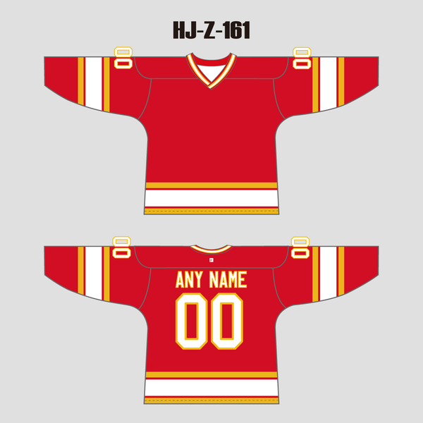 HJZ161 1977 Atlanta Flames Blank Custom Vintage Hockey Jerseys - YoungSpeeds