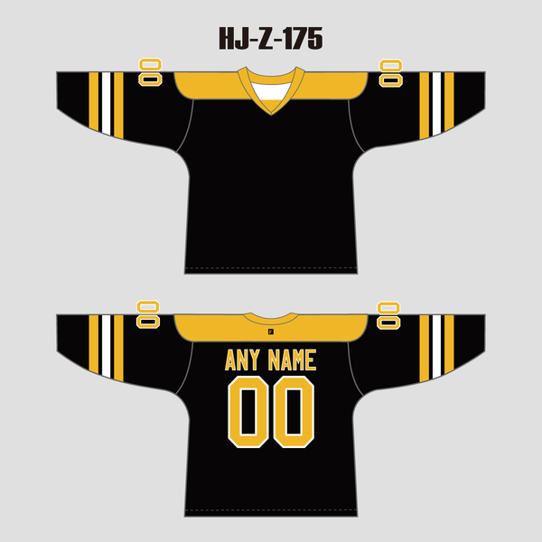 HJZ175 2012 Boston Bruins Alternate Blank Custom Black Hockey Jerseys - YoungSpeeds