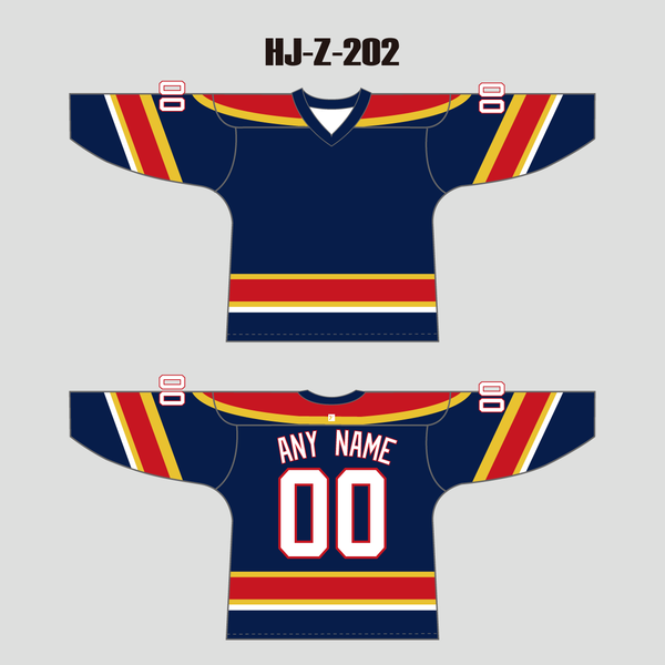 HJZ202 Florida Panthers 2003 Blank Custom Hockey Uniforms - YoungSpeeds