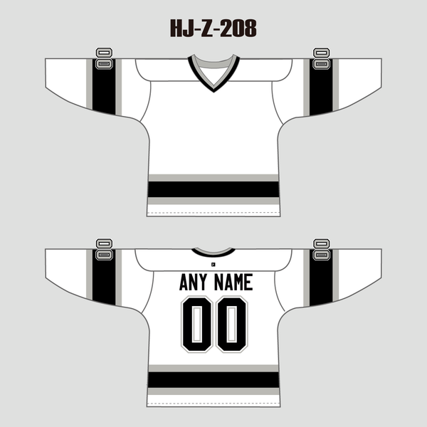 HJZ208 Los Angeles Kings 1993 Home Custom Sublimated Blank Hockey Uniforms - YoungSpeeds