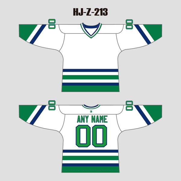 HJZ213 Hartford Whalers 1979 Home Away Blank Custom Hockey Uniforms - YoungSpeeds