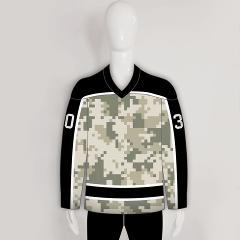 Personalized NHL Pittsburgh Penguins Camo Military Hockey Jersey • Kybershop