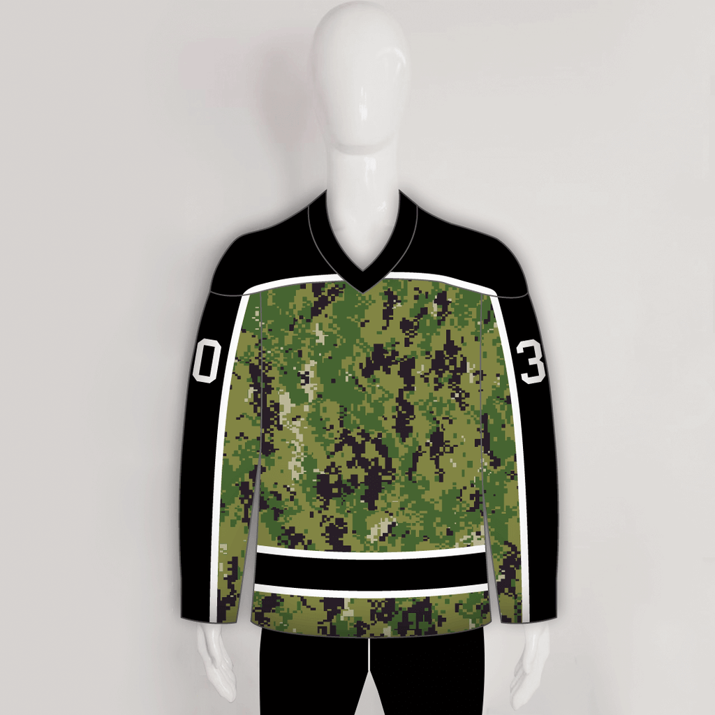 AOR-2 Digital Camouflage Custom Hockey Jerseys