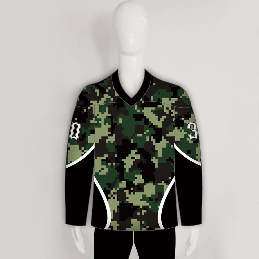 Camouflage hockey hot sale jersey