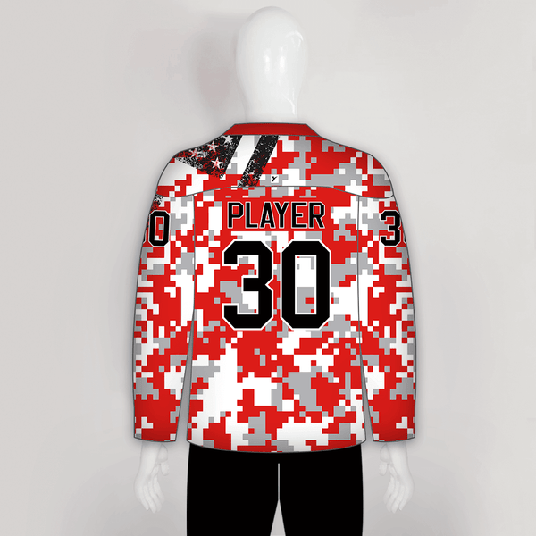 Military Pride Digital Camo Hockey Jerseys Custom Made - YoungSpeeds