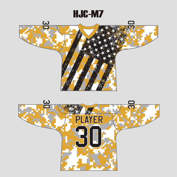 Military Pride Digital Camo Hockey Jerseys Custom Made - YoungSpeeds