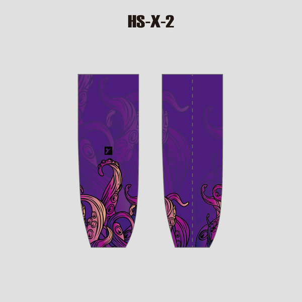 HSX2 Kraken Purple Custom Made Adult Youth Hockey Socks - YoungSpeeds