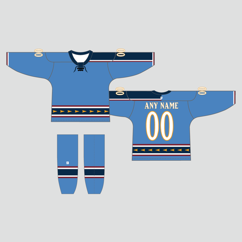 Z61 Sublimated Custom Team Hockey Jerseys Socks - YoungSpeeds