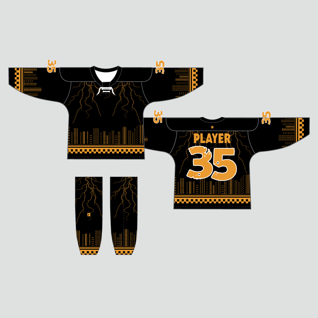Z88 Sublimated Custom Team Hockey Jerseys Socks - YoungSpeeds