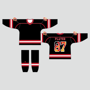 Z93 Sublimated Custom Team Hockey Jerseys Socks - YoungSpeeds