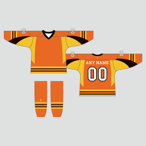 Z96 Sublimated Custom Team Hockey Jerseys Socks - YoungSpeeds