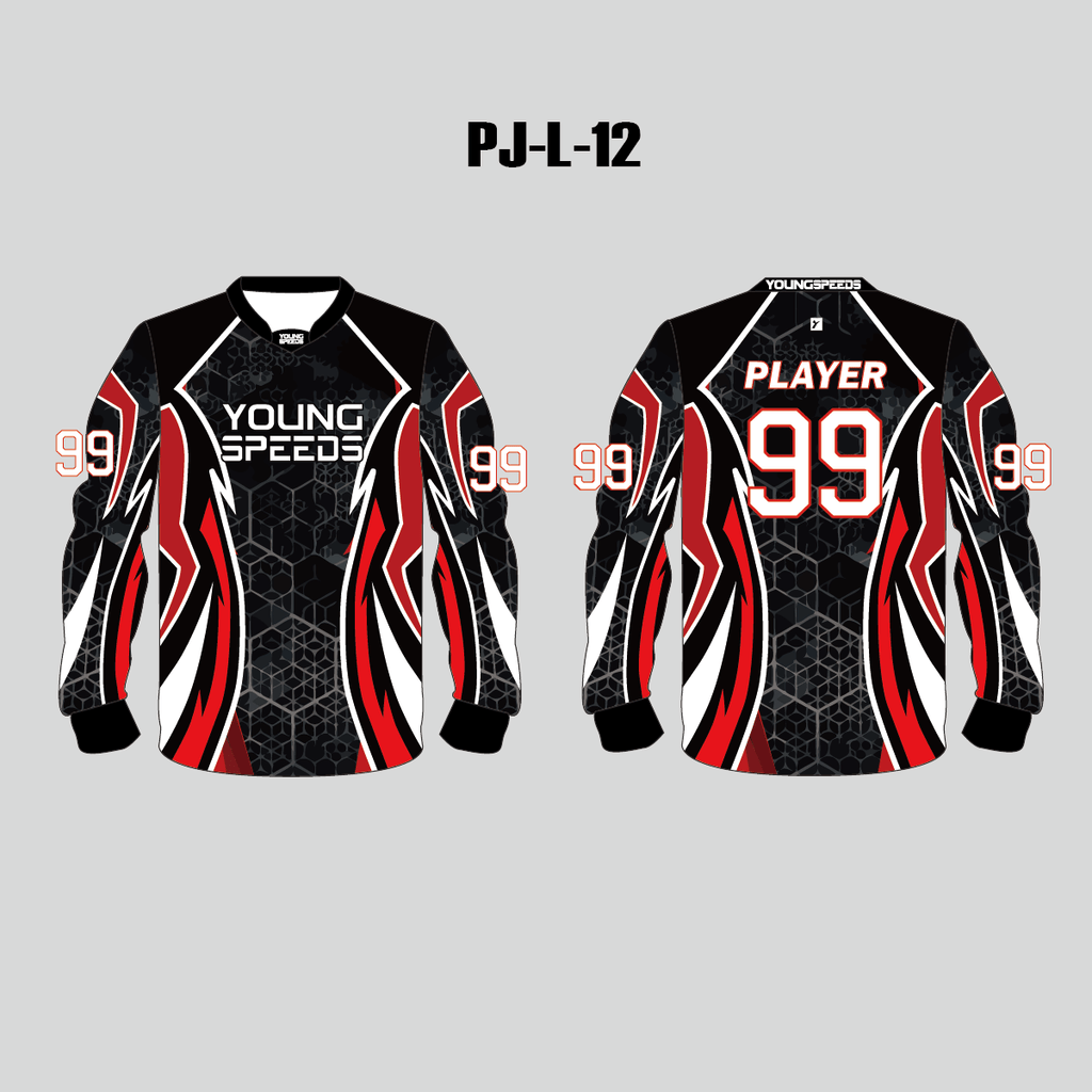 Hexagon Sublimated Custom Paintball Jerseys | YoungSpeeds