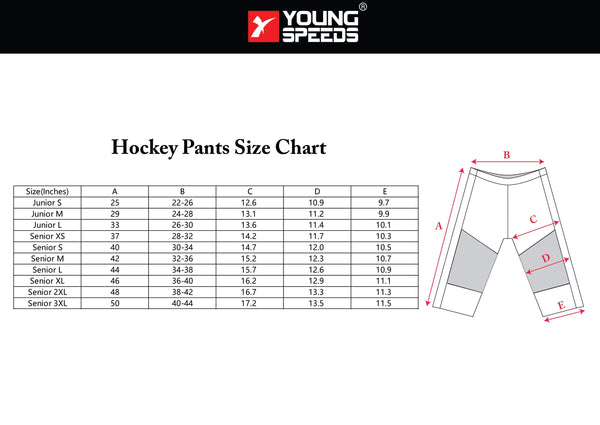 X6 Lightning Black Custom Roller and Inline Hockey Pants - YoungSpeeds