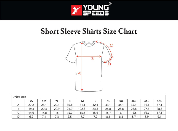 Sublimated Custom Short Sleeve Shirts - DESIGN YOUR OWN - YoungSpeeds