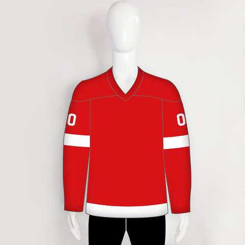 HJZ158 Vintage Detroit Red Wings 1960 Home Blank Custom Hockey Jerseys - YoungSpeeds