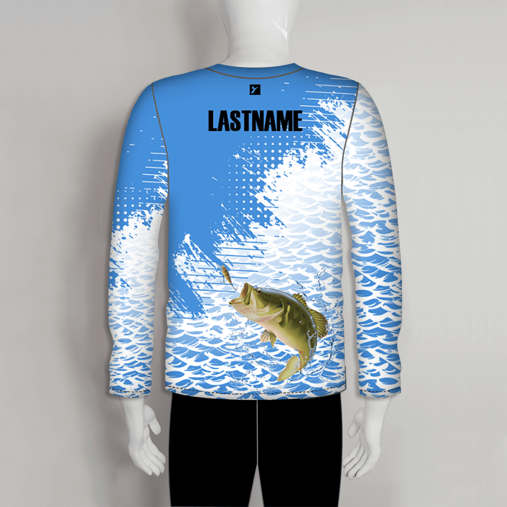 Largemouth Bass Custom Performance Fishing Shirts