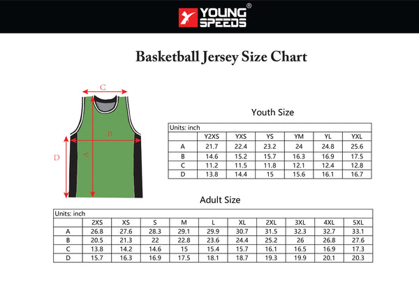 BSKX6 Red Gray Custom Mens Womens Basketball Uniforms - YoungSpeeds